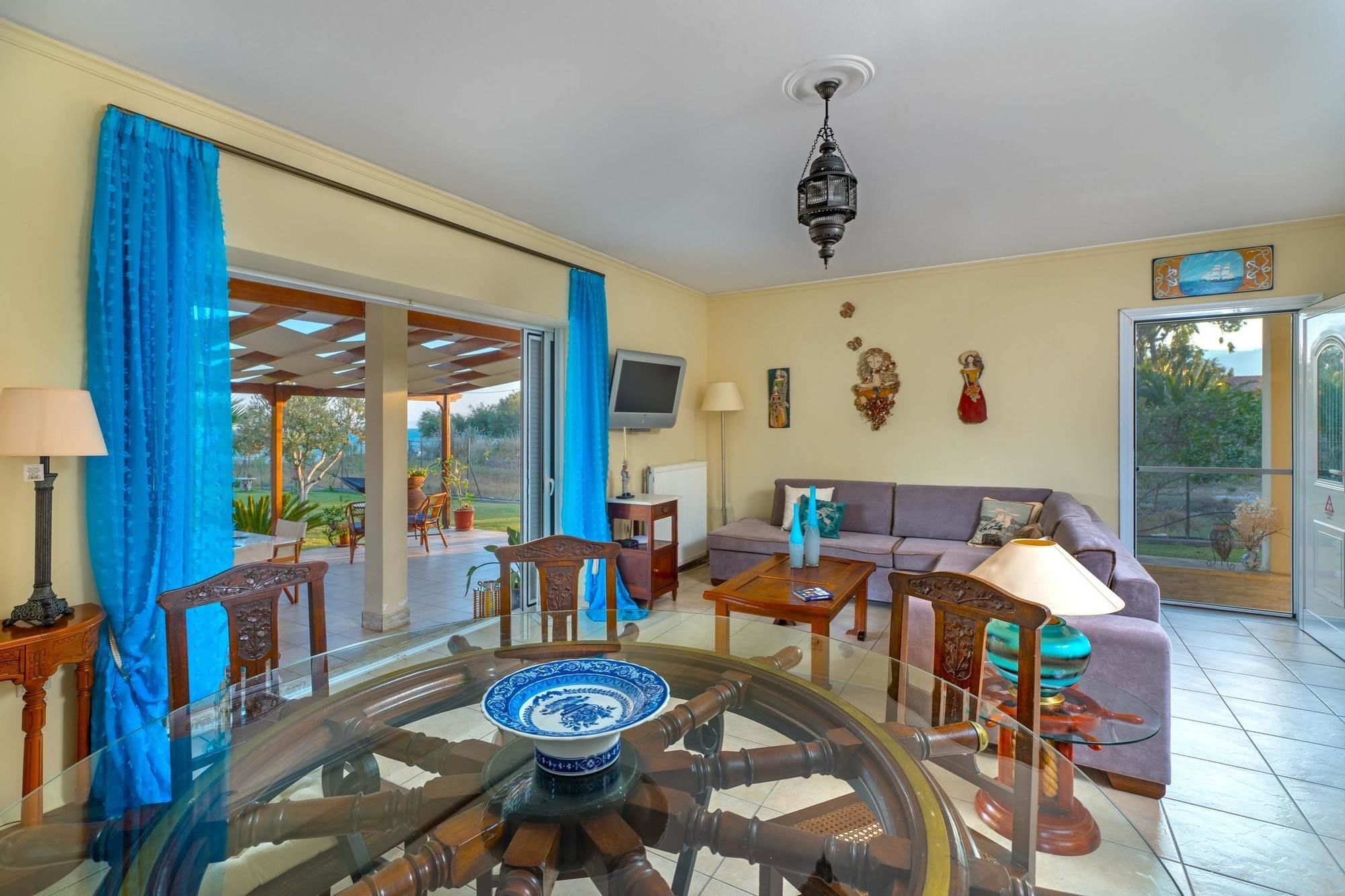 Maria'S Seaside Villa - House With 3 Rooms In Marathon, With Wonderful Экстерьер фото