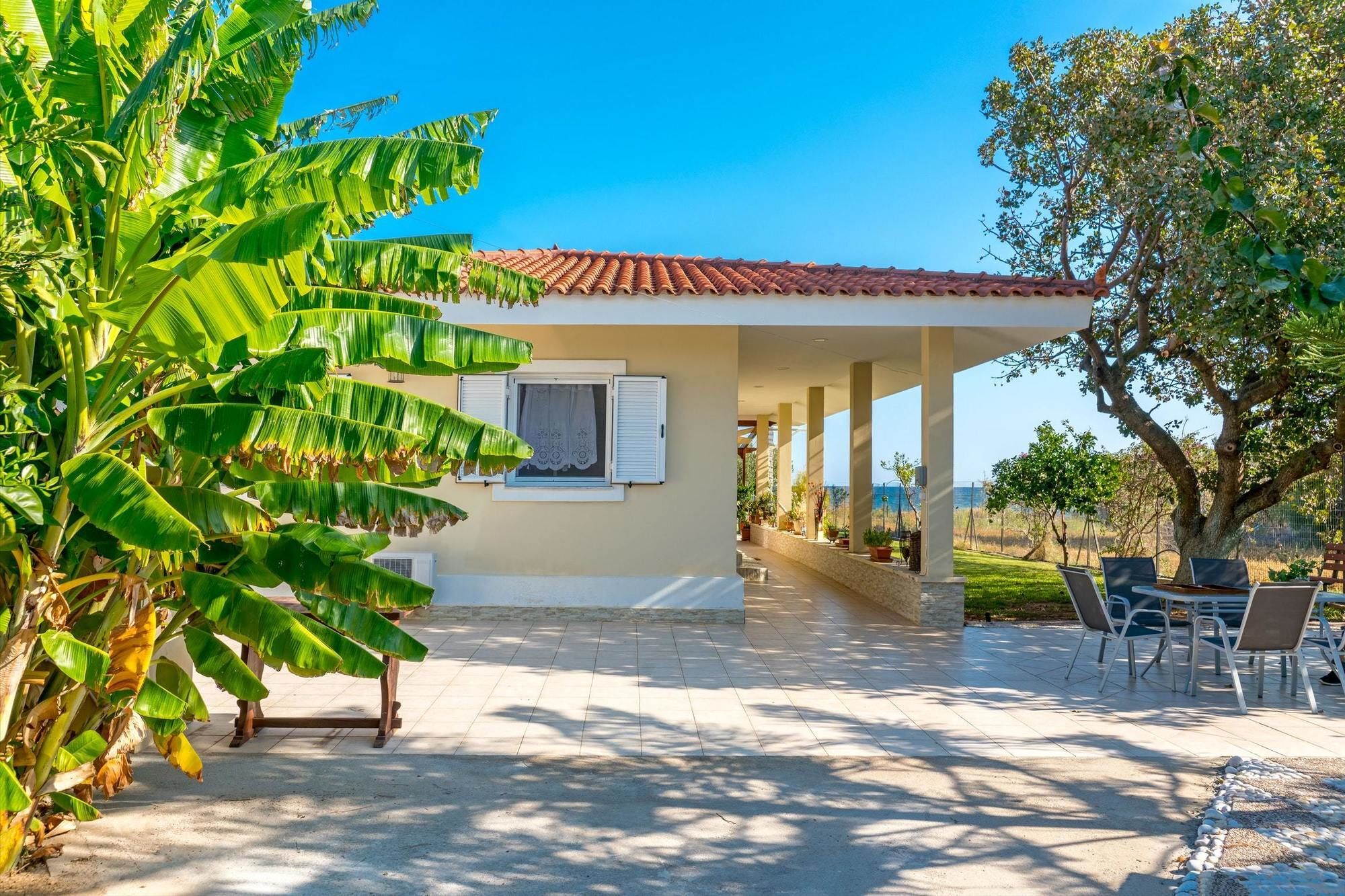 Maria'S Seaside Villa - House With 3 Rooms In Marathon, With Wonderful Экстерьер фото